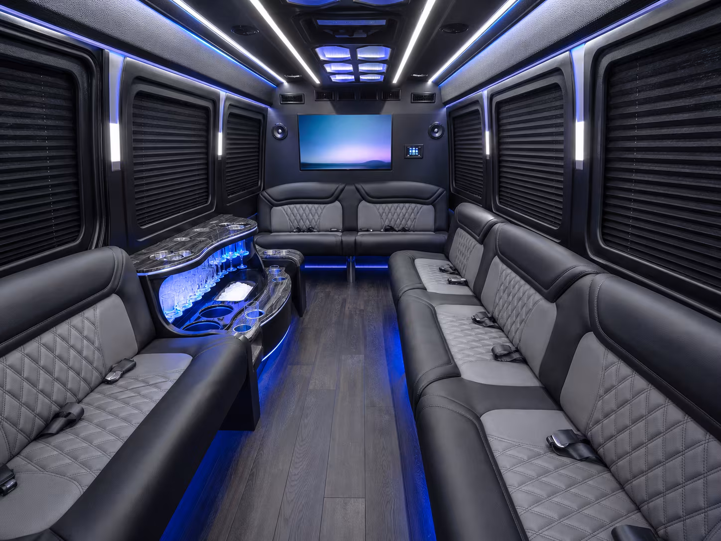 tracy 15 passenger party bus