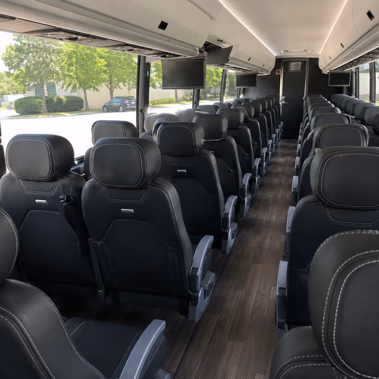 tracy charter bus interior gallery