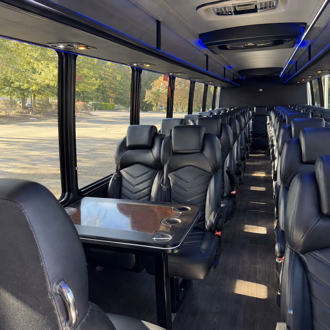 tracy employee transportation onboard seating