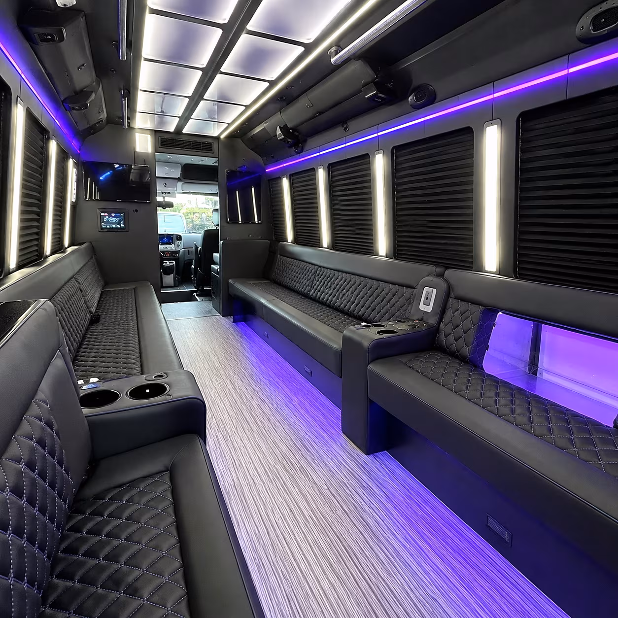 tracy party bus rentals inside