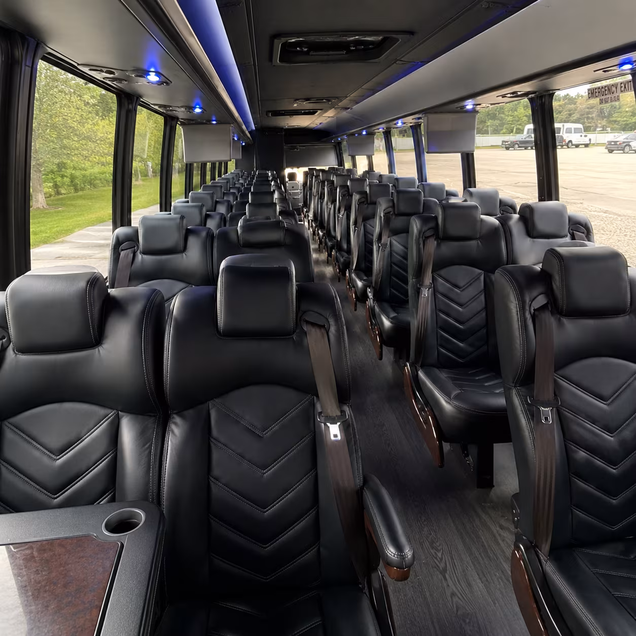 tracy religious group transportation onboard seating