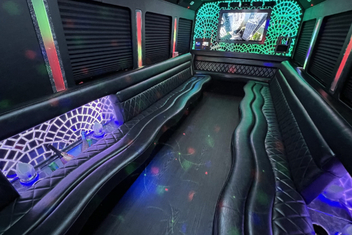 Tracy Limo Bus Interior